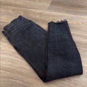 Madewell Black Ankle Cropped Jeans